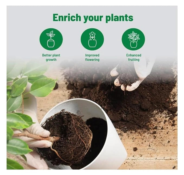Organic Pot Mix Ready-to-Use Fertilizer Mixed Soil for Plants & Gardening Enriched with Vermicompost Nutrient-Rich Potting Mix for Indoor Plants (2)